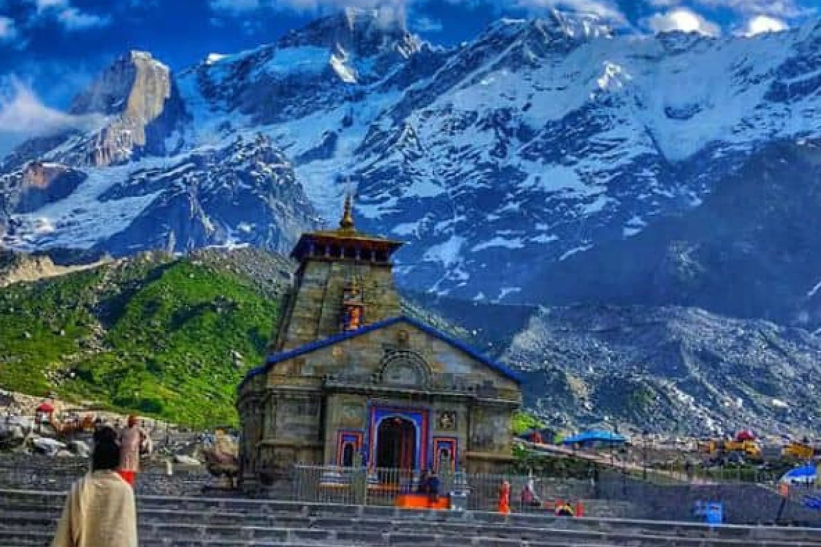 Kedarnath Temple in mountains